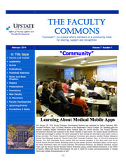 Faculty Commons Newsletter Cover