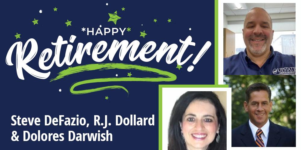 Happy Retirement Steve DeFazio, RJ Dollard and Dolores Darwish