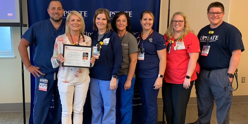 Resuscitation team wins honor from American Heart Association