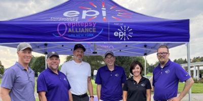 Dr. Auerbach and Justin with our friends at EPI